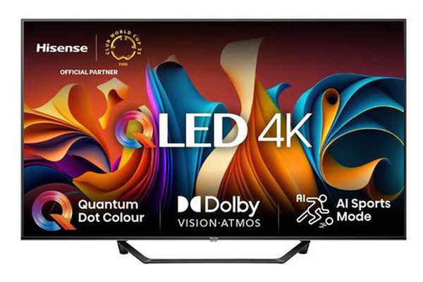 Televizor QLED Hisense 127 cm (50inch) 50A7NQ, Ultra HD 4K, Smart TV, WiFi, CI
