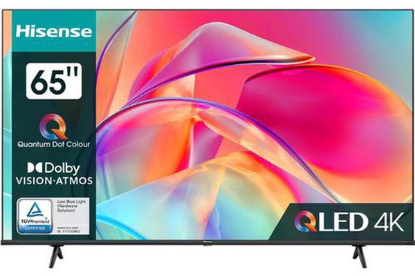 Televizor QLED Hisense 165 cm (65inch) 65E7KQ, Ultra HD 4K, Smart TV, WiFi, CI+