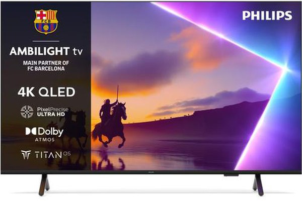 Televizor QLED Philips 109 cm (43inch) 43PUS8510/12, Ultra HD 4K, Smart TV, Ambilight TV, WiFi