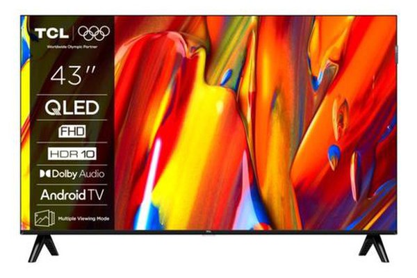 Televizor QLED TCL 109 cm (43inch) 43V5C, Full HD, Smart TV, WiFi, CI+