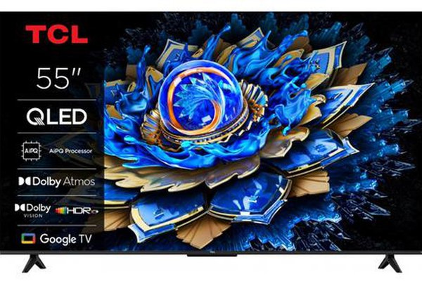 Televizor QLED TCL 139 cm (55inch) 55T69C, Ultra HD 4K, Smart TV, WiFi, CI+