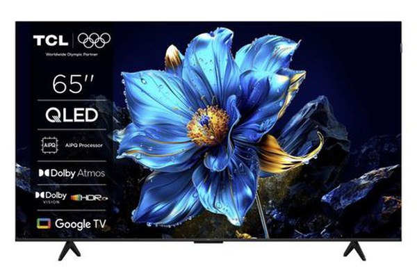 Televizor QLED TCL 165 cm (65inch) 65P7K, Ultra HD 4K, Smart TV, WiFi, CI+