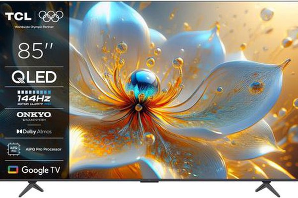 Televizor QLED TCL 216 cm (85inch) 85T8C, Ultra HD 4K, Smart TV, WiFi, CI+