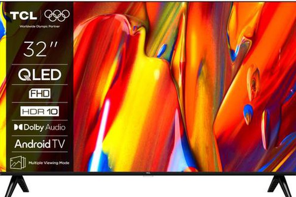 Televizor QLED TCL 80 cm (32inch) 32V5C, Full HD, Smart TV, WiFi, CI+