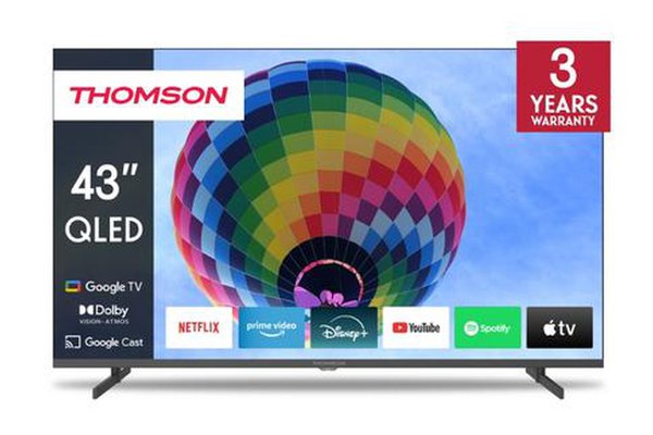 Televizor QLED Thomson 109 cm (43inch) 43QG4S14, Ultra HD 4K, Smart TV, WiFi, CI+