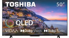 Televizor QLED Toshiba 127 cm (50inch) 50QV2463DG, Ultra HD 4K, Smart TV, WiFi, CI+
