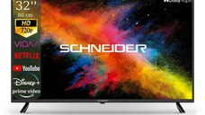Televizor SCHNEIDER 80 cm (32inch) 32SC490K, HD Ready, Smart TV, WiFi, Audio Dolby, CI+