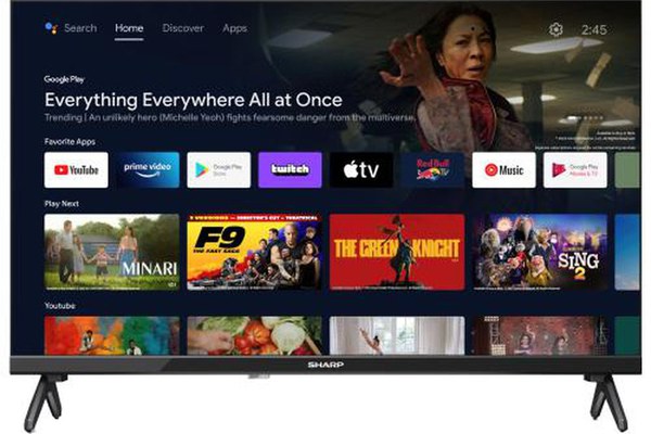 Televizor Sharp 24FH2EA 32” (81cm) HD Ready, Android Frameless TV, Google Assistant