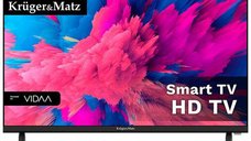 Televizor Smart LED Kruger&Matz KM0224-V3, 24 inch, HD Ready, CI+