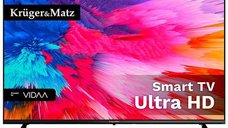 Televizor Smart LED Kruger&Matz KM0250UHD-V, 50 inch, Ultra HD 4K, Wi-Fi, CI+