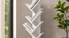 Biblioteca decorativa tip copac 122 x 44 x 24 cm, PAL melaminat 18 mm