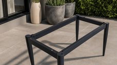 Cadru Metalic Negru pentru Masa - 114x73 cm, Inaltime 54 cm