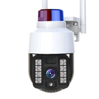 Camera supraveghere WIFI 1080p, cu sirena, vedere color noaptea, Rotire 360, Tuya - 1
