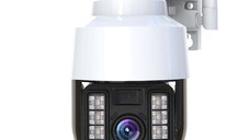 Camera supraveghere WIFI 1080p, cu sirena, vedere color noaptea, Rotire 360, Tuya