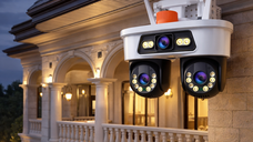 Camera WiFi de Supraveghere 9MP PTZ cu 3 Lentile si Audio Bidirectional
