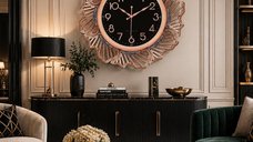 Ceas de perete elegant 57 cm cu design modern si silentios