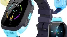 Ceas Smartwatch LT25 pentru Copii - GPS, 4G, Monitorizare de la Distanță, Apel Video, Camera HD, Albastru