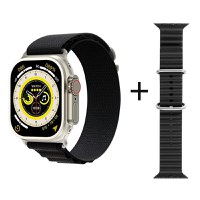 Ceas Smartwatch Z69 Ultra Watch, ecran 2.0", 2 curele, incarcare wireless - 1