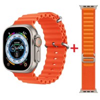 Ceas Smartwatch Z69 Ultra Watch, ecran 2.0", 2 curele, incarcare wireless - 1