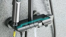 Coloana de Dus Smart cu Afisaj LED si Control Termostatic - 4 Moduri de Pulverizare, Materiale Premium, Fara Conectare Electrica