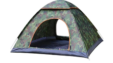 Cort Pop-Up pentru Camping cu Deschidere Automata, Impermeabil si Protectie UV, 2 Usi