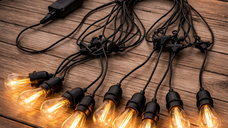 Ghirlanda Luminoasa E27 pentru Gradina si Terasa, IP65, 220V, Conectabila