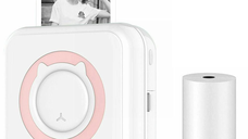 Imprimanta termica portabila pentru smartphone - 1 rola inclusa