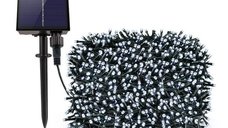 Instalatie LED Solar pentru Exterior cu 8 Moduri de Iluminare
