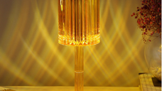 Lampa de masa wireless din cristal acrilic cu touch si incarcare prin usb