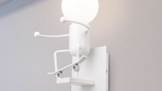 Lampa de Perete Metalica Tip Humanoid cu Soclu E27 - Design Modern si Creativ