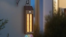Lampa solara LED 33 cm cu senzor de miscare si 3 moduri de iluminare