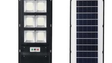 Lampa Stradala LED Jortan cu Incarcare Solara si Telecomanda