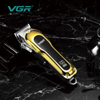 Masina de tuns profesionala VGR V680, afisaj digital, incarcare USB, lama inox - 1