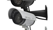 Pachet cu 2 camere false de supraveghere cu design realist