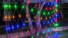 Plasa LED Decorativa pentru Exterior 2x3m sau 6x4m, Interconectabila