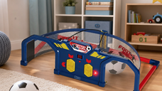 Poarta de Fotbal Interactiva pentru Copii 80x42cm cu Scor Electronic si Efecte Audio-Video