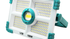 Proiector LED Solar cu Telecomanda 100W, 200W sau 300W