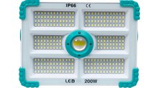 Proiector LED Solar cu Telecomanda - 100W, 200W sau 300W
