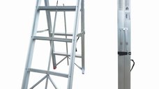Scara pliabila din aluminiu MESTERINO TOOLS JL-308(2x3) - Dimensiuni 113x92x44 cm
