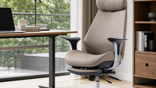 Scaun Ergonomic Premium Business cu Spatar Inalt si Suport Lombar Ajustabil