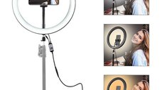 Selfie Ring Light cu LED si Trepied Ajustabil