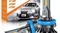 Set 2 becuri LED H11 V20 120W cu CANBUS - 12000 lumeni