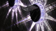 Set 4 Lampi Solare Tip Floare cu Iluminare LED si Senzor Automat