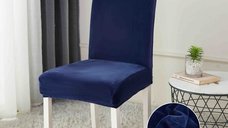Set 6 huse elastice din catifea pentru scaune