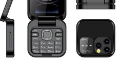 Telefon pliabil i16 Pro 4.5 cm, Dual SIM, camera HD, Bluetooth, MP4