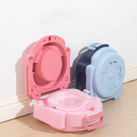 Toaleta/olita portabila pentru copii, cu capac, tip geamantan - 1