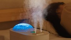 Umidificator de Aer Reincarcabil cu Difuzor de Aroma si Lampa Veghe
