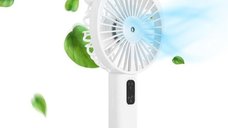 Ventilator de birou portabil cu pulverizare apa, 3-in-1