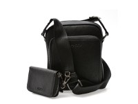 Borseta ALDO neagra, MAXIMILIAN 009, din piele ecologica - 1