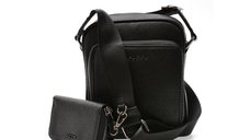 Borseta ALDO neagra, MAXIMILIAN 009, din piele ecologica
